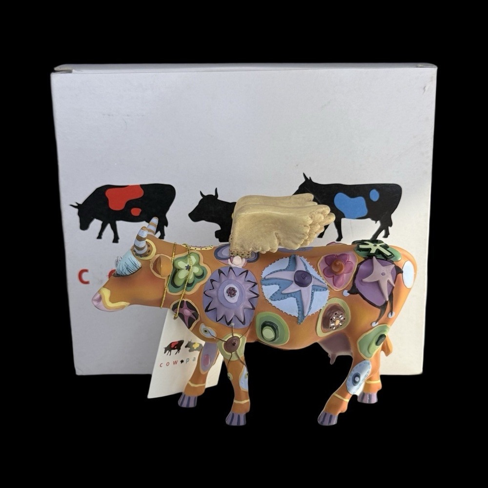 Westland Giftware Cow Parade Angeli Cow #9127 w/Box & Tag 2000